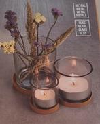 Houder met glaasjes - Cadeau idee, Bruin, Nieuw, Ophalen of Verzenden, Metaal