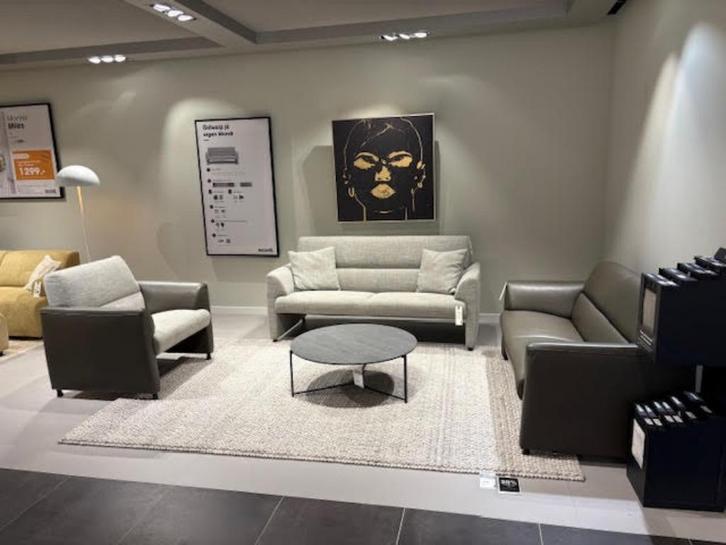Montel zithoek showroom, Huis en Inrichting, Banken | Complete zithoeken, Nieuw, Leer, Stof, Ophalen