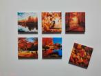 Herfst fotomagneten set van 6 stuks., Ophalen of Verzenden, Nieuw