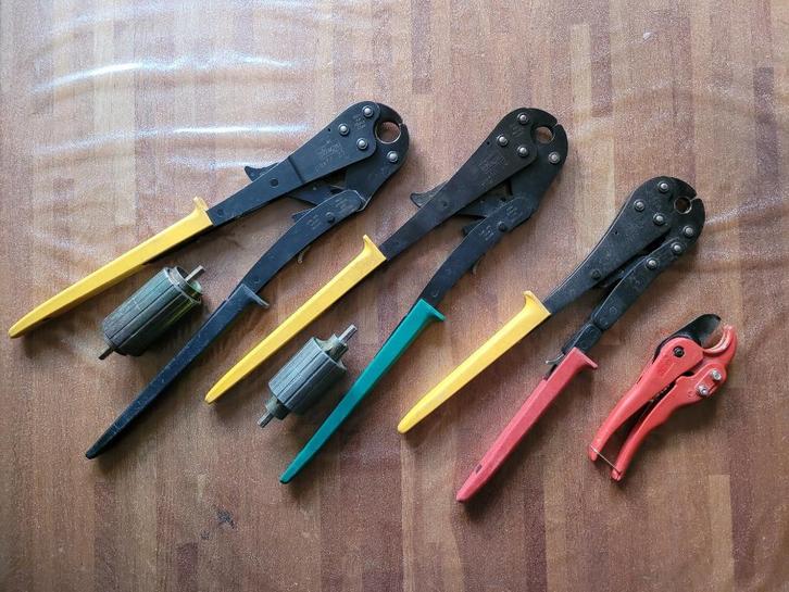 Te huur, handperstangen Viega Pexfit en Smartpress 16 20 25, Doe-het-zelf en Verbouw, Gereedschap | Handgereedschap, Gebruikt