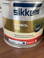 Sikkens Rubbol SB Lak - 2,5 ltr Professionele verf, Wit, Nieuw, Ophalen of Verzenden, Lak