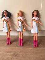Barbiepoppen K3 Pop Barbie 3 stuks, Ophalen of Verzenden, Gebruikt, Barbie