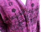 Vest paars fuchsia zwart, maat 42 L Manguun, Kleding | Dames, Truien en Vesten, Overige kleuren, Maat 42/44 (L), Ophalen of Verzenden