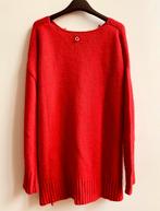 RELISH gebreide trui rood “LIKE”, Maat 38/40 (M), Italie, -, Verzenden