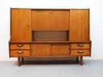 Vintage wandmeubel teak, Huis en Inrichting, Kasten | Wandmeubels, 150 tot 200 cm, Niet bekend, 25 tot 50 cm, Ophalen