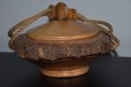 Vintage Houten Schaal, Ophalen, Gebruikt, Schaal, Rond