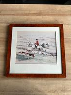 Schilderij Jachttafereel met Honden en Ruiter, Ophalen