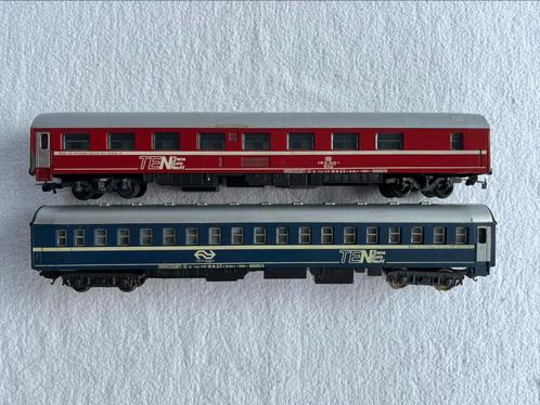 Lima NS en DB TEN rijtuigen, Hobby en Vrije tijd, Modeltreinen | H0, Gebruikt, Wagon, Gelijkstroom, Lima, NS, Ophalen of Verzenden