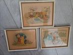 Vintage Prenten Set - Baby/Kinderkamer Decoratie, Ophalen of Verzenden
