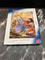 MB puzzel 1000 stukjes Indiaan met wolven, Ophalen of Verzenden, 500 t/m 1500 stukjes, Zo goed als nieuw