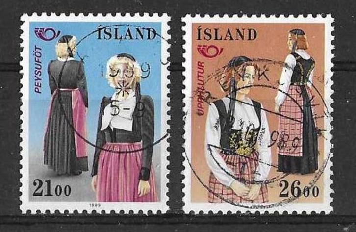 IJsland Michel 699-700 gestempeld NORDEN, Postzegels en Munten, Postzegels | Europa | Overig, Gestempeld, Overige landen, Ophalen of Verzenden