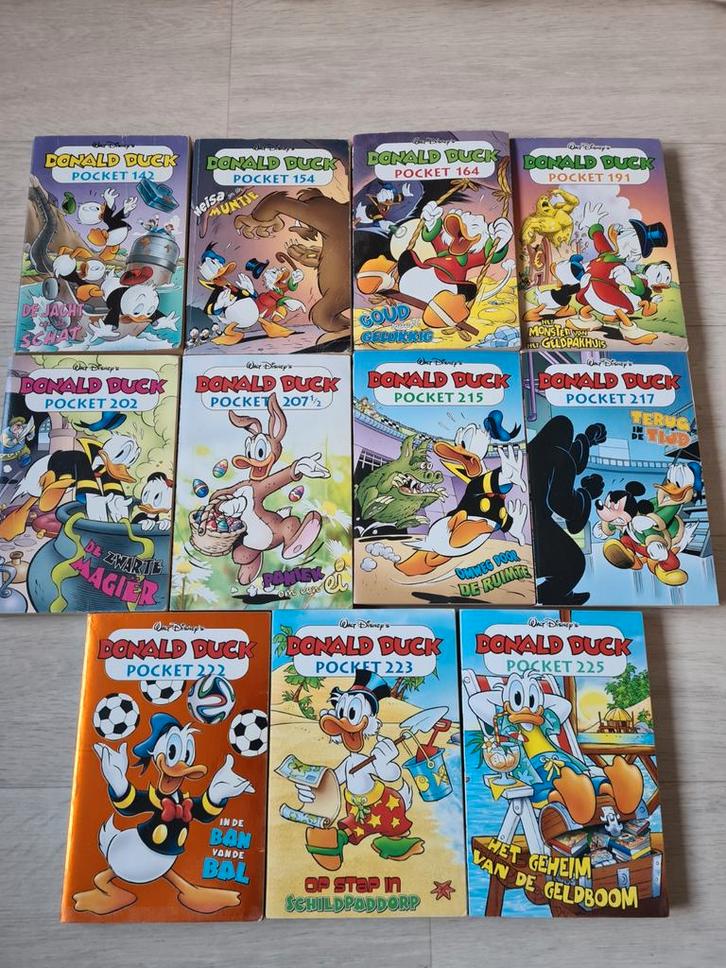 11 Donald Duck Pockets, Boeken, Stripboeken, Gelezen, Meerdere stripboeken, Ophalen of Verzenden