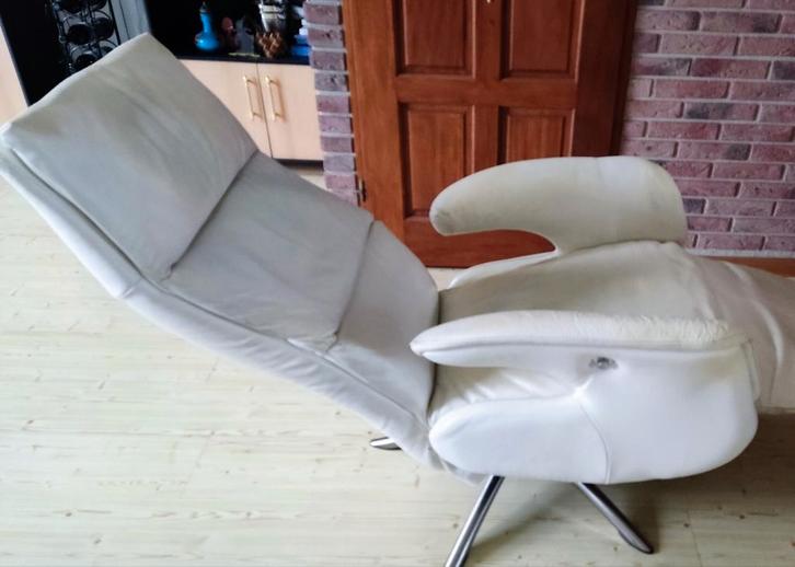 Relaxstoel Deens Design Gebroken Wit, Huis en Inrichting, Fauteuils, Ophalen