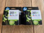 2x HP 351XL originele high-capacity 3-kleuren inktcartridge, Ophalen of Verzenden, Nieuw, Cartridge, HP