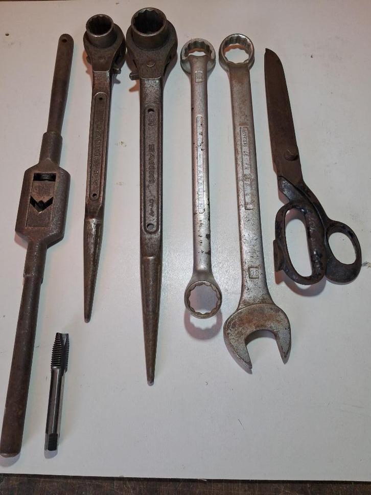 div.ring steek en ratel sleutels, Doe-het-zelf en Verbouw, Gereedschap | Handgereedschap, Gebruikt, Ophalen of Verzenden