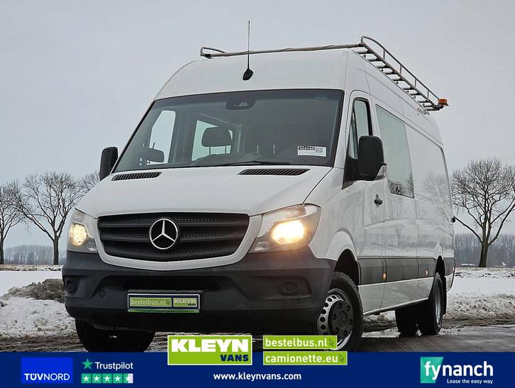 MERCEDES-BENZ SPRINTER 516 l3h2 dubbele cabine!, Auto's, Bestelauto's, Bedrijf, Te koop, ABS, Airconditioning, Centrale vergrendeling