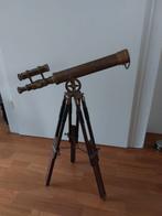 Victoriaanse messing telescoop op statief, Ophalen