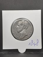1 gulden 1848 Koning Willem II, Postzegels en Munten, Munten | Nederland, 1 gulden, Zilver, Ophalen of Verzenden, Losse munt