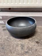Antraciet bloempot, Ophalen, Rond, Zo goed als nieuw, Aardewerk