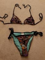 Bikini top maat 38 broek 36 badpak semikini zwemkleding, H&M, Bruin, Verzenden, Zo goed als nieuw