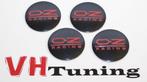 OZ racing wielnaaf stickers 56,5MM Zwart/rood 4 stuks, Ophalen of Verzenden