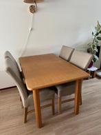 Eethoek met 4 stoelen, Ophalen, Gebruikt, 4 tot 6 stoelen