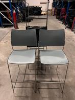 Casala Curvy barkrukken, 4 stuks, Olijfgroen/AntracietDesign, Met voetsteun, 60 tot 90 cm, Ophalen of Verzenden, Zo goed als nieuw