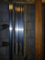 Daktrim Aluminium - 2x 2.5m + Reststukken, Ophalen, Gebruikt, Aluminium