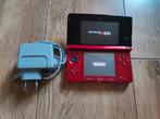 Nintendo 3DS Rood / Red met oplader + stylus pen, Ophalen of Verzenden, Zo goed als nieuw, Rood, 3DS