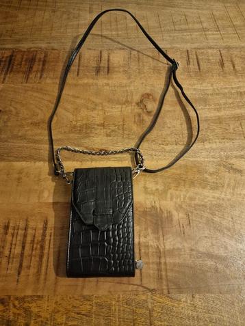 Mosz Leren Croco Tasje/Portemonnee beschikbaar voor biedingen