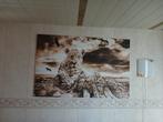 Canvas schilderij van een Luipaard, Ophalen, 125 cm of meer, Zo goed als nieuw, Schilderij