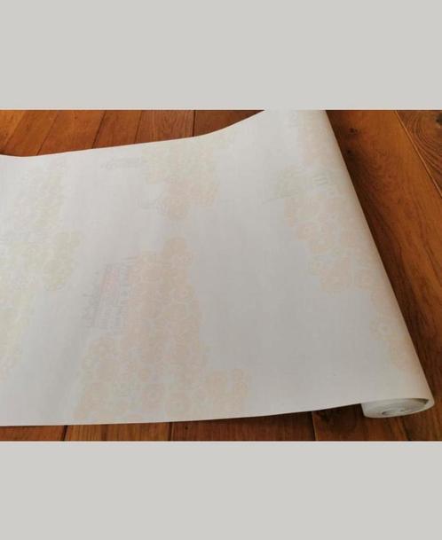 14 rollen behang met patroon wit creme H. C. Andersen what, Huis en Inrichting, Stoffering | Behang, Wit, Beige, 50 tot 75 m²