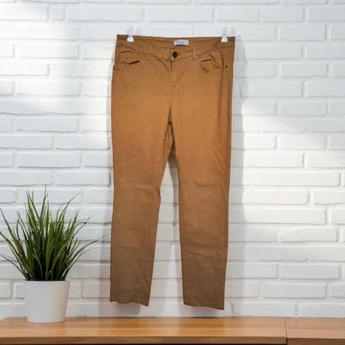 Studio Anneloes Jeans Maat L Licht Bruin Rechte Pijpen, Kleding | Dames, Broeken en Pantalons, Zo goed als nieuw, Maat 42/44 (L)