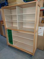 Grote, hoge Schilte schappenkast met 10 lades - kast 640, Ophalen of Verzenden, Zo goed als nieuw, Minder dan 150 cm, Met lade(s)