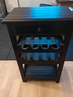 Kolonel wijnrek met dienblad, Ophalen, Gebruikt, 5 tot 15 flessen, 75 cm of meer