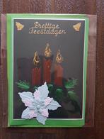 5x geborduurde kerstkaarten, Hobby en Vrije tijd, Kaarten | Zelfgemaakt, Ophalen of Verzenden, Nieuw, Kerst