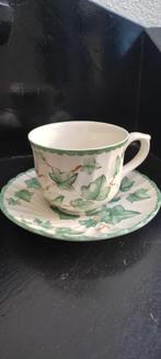 Barratts kop&schotel Klimop servies, Huis en Inrichting, Verzenden, Zo goed als nieuw, Overige stijlen, Kop(pen) en/of Schotel(s)