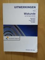 Uitwerkingen Wiskunde voor het hoger onderwijs, Boeken, Studieboeken en Cursussen, Beta, Zo goed als nieuw, HBO, Ophalen