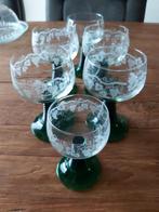 Set van 6 Roemer wijn glazen gegraveerd, Verzamelen, Glas en Borrelglaasjes, Ophalen of Verzenden, Zo goed als nieuw, Overige typen