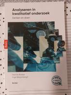 Analyseren in kwalitatief onderzoek - Boeije & Bleijenbergh, Hennie Boeije, Inge Bleijenbergh, Nieuw, Ophalen of Verzenden, WO