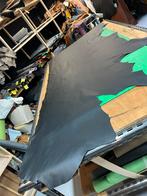 Zwarte kleur halve huid 1.2 mm dikte soepel en glad A-46, Zwart, Leer of Kunstleer, Ophalen of Verzenden, Zo goed als nieuw
