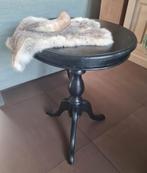 Bijzettafel/ wijntafel. Zwart. Hout., Antiek en Kunst, Antiek | Meubels | Tafels, Ophalen of Verzenden