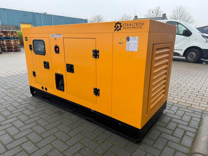 Nieuwe 70 kVA Silent Diesel Generator - Stahltech, Doe-het-zelf en Verbouw, Aggregaten, Nieuw, Dieselolie, 30 kVA of meer, Elektrisch startend
