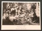 NL Indië fotokaart oud Bali met offervrouw Indonesië., Verzamelen, Foto's en Prenten, Foto, Zo goed als nieuw, Voor 1940, Buitenland