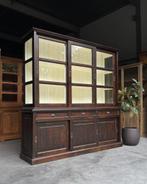 Vitrinekast | Buffetkast Teak | Winkelkast #2227, Huis en Inrichting, Kasten | Buffetkasten, Niet ingevuld, Gebruikt, 200 cm of meer