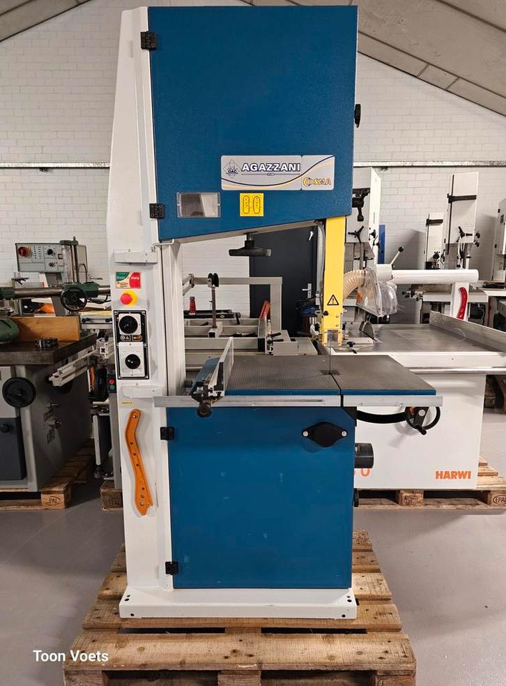 Lintzaag wieldiameter 600MM Agazzani, Doe-het-zelf en Verbouw, Gereedschap | Zaagmachines, Zo goed als nieuw, Lintzaag, 1200 watt of meer