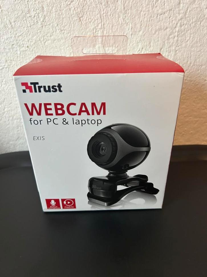 Trust Exis - Webcam, Computers en Software, Webcams, Nieuw, Windows, Microfoon, Ophalen of Verzenden