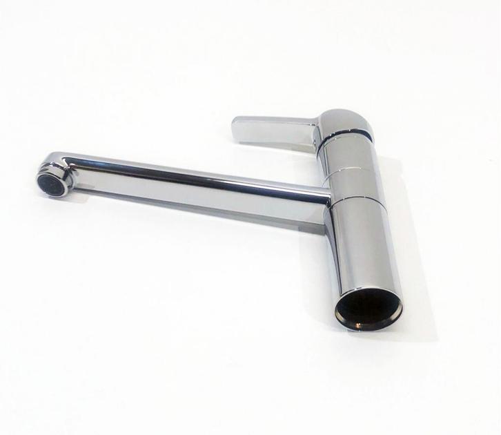 LANESTO KEUKENMENGKRAAN MET DRAAIBARE UITLOOP, Doe-het-zelf en Verbouw, Sanitair, Nieuw, Kraan, Chroom, Ophalen of Verzenden