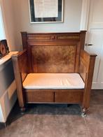 Antiek Deco Halbankje, Antiek en Kunst, Antiek | Meubels | Stoelen en Banken, Ophalen