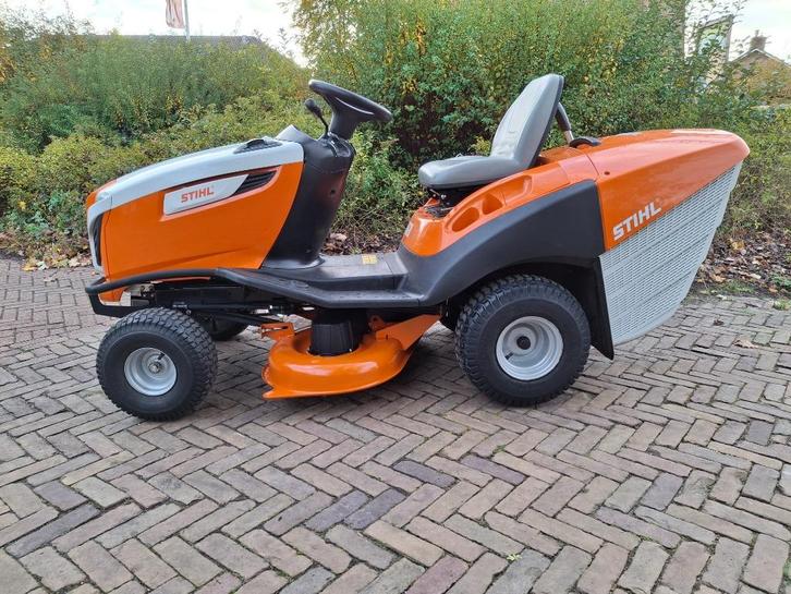 Stihl RT 5097 zitmaaier . Bj: 2019 Opvangen of Mulchen, Tuin en Terras, Zitmaaiers, Zo goed als nieuw, 90 tot 120 cm, Elektrische starter
